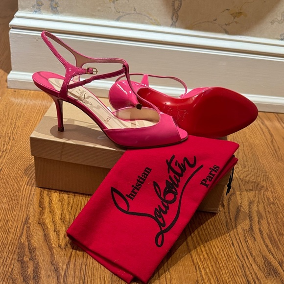 Christian Louboutin Shoes - Christian Louboutin Fuchsia and Red Heels